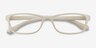 Versus White PlasticEyeglass Frames from EyeBuyDirect, Closed View