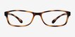 Versus Matte Tortoise PlasticEyeglass Frames from EyeBuyDirect, Front View