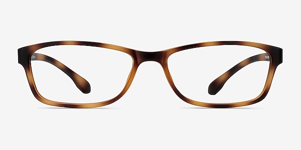 Versus Matte Tortoise Plastic Eyeglass Frames