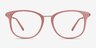 Cosmo Pink MetalEyeglass Frames from EyeBuyDirect, Front View