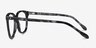 Escape Marbled Gray AcetateEyeglass Frames from EyeBuyDirect, Side View