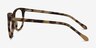Escape Matte Tortoise AcetateEyeglass Frames from EyeBuyDirect, Side View