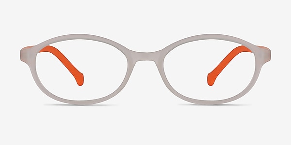 Skipper Matte Clear Plastic Eyeglass Frames