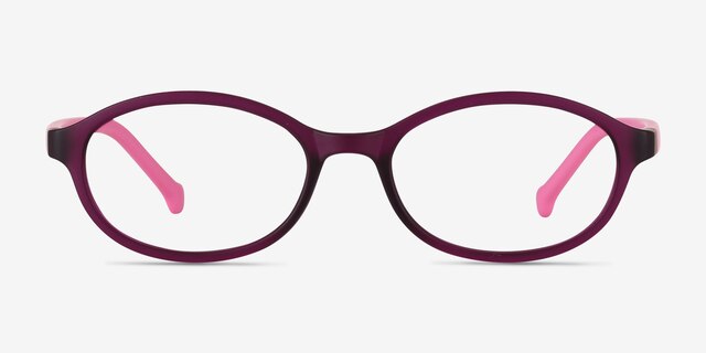 Skipper Purple PlasticEyeglass Frames from EyeBuyDirect, Front View