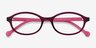 Skipper Purple PlasticEyeglass Frames from EyeBuyDirect, Closed View
