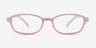 Sprint Pink PlasticEyeglass Frames from EyeBuyDirect, Front View