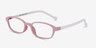 Sprint Pink PlasticEyeglass Frames from EyeBuyDirect, Angle View