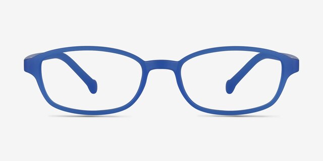 Sprint Blue PlasticEyeglass Frames from EyeBuyDirect, Front View