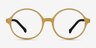 Circo Yellow PlasticEyeglass Frames from EyeBuyDirect, Front View