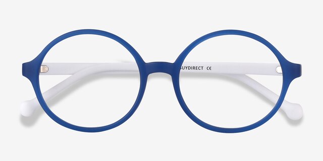 Circo Blue PlasticEyeglass Frames from EyeBuyDirect, Closed View