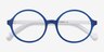 Circo Blue PlasticEyeglass Frames from EyeBuyDirect, Closed View