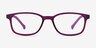Posie Purple PlasticEyeglass Frames from EyeBuyDirect, Front View