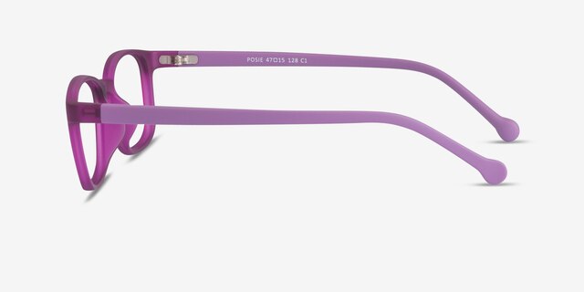 Posie Purple PlasticEyeglass Frames from EyeBuyDirect, Side View