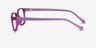 Posie Purple PlasticEyeglass Frames from EyeBuyDirect, Side View