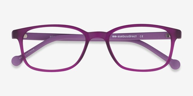 Posie Purple PlasticEyeglass Frames from EyeBuyDirect, Closed View