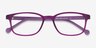 Posie Purple PlasticEyeglass Frames from EyeBuyDirect, Closed View