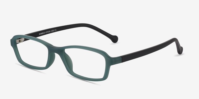 Nimbus Green PlasticEyeglass Frames from EyeBuyDirect, Angle View