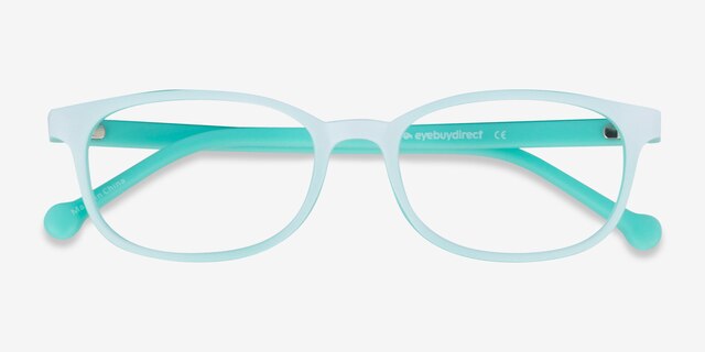 Bound Vert PlastiqueMontures de lunettes de vue d'EyeBuyDirect, Vue Rapprochée