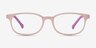 Bound Pink PlasticEyeglass Frames from EyeBuyDirect, Front View