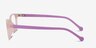 Bound Pink PlasticEyeglass Frames from EyeBuyDirect, Side View
