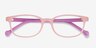 Bound Pink PlasticEyeglass Frames from EyeBuyDirect, Closed View