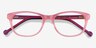 Nifty Rose AcétateMontures de lunettes de vue d'EyeBuyDirect, Vue Rapprochée