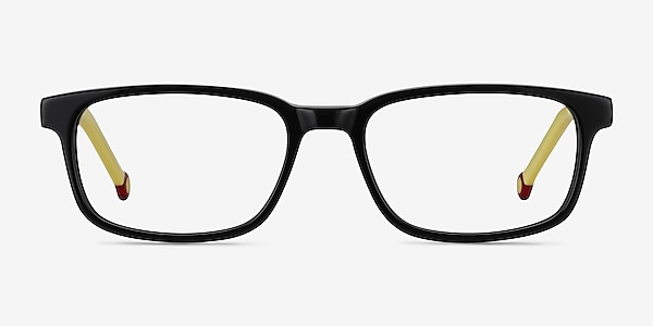 Totes Noir Acétate Montures de lunettes de vue