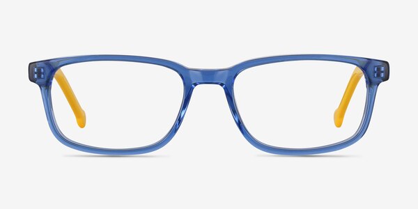 Totes Blue Clear Acétate Montures de lunettes de vue