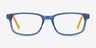 Totes Blue Clear AcetateEyeglass Frames from EyeBuyDirect, Front View