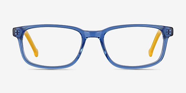 Totes Blue Clear Acetate Eyeglass Frames