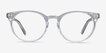 Morning Gray Clear AcetateEyeglass Frames from EyeBuyDirect, Front View