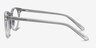 Morning Gray Clear AcetateEyeglass Frames from EyeBuyDirect, Side View