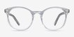 Primrose Gray Clear AcetateEyeglass Frames from EyeBuyDirect, Front View