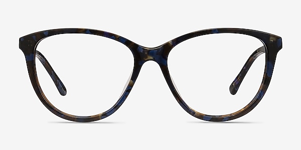 Lancet Blue Floral Acetate Eyeglass Frames