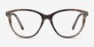 Lancet Clear Floral AcetateEyeglass Frames from EyeBuyDirect, Front View