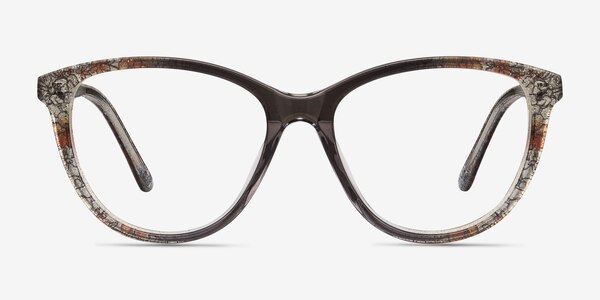 Lancet Clear Floral Acétate Montures de lunettes de vue