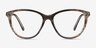 Lancet Clear Floral AcétateMontures de lunettes de vue d'EyeBuyDirect, Vue de Face