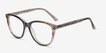 Lancet Clear Floral AcetateEyeglass Frames from EyeBuyDirect, Angle View