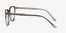 Lancet Clear Floral AcétateMontures de lunettes de vue d'EyeBuyDirect, Vue de Côté