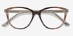 Lancet Clear Floral AcetateEyeglass Frames from EyeBuyDirect, Closed View