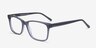 Prologue Blue AcetateEyeglass Frames from EyeBuyDirect, Angle View