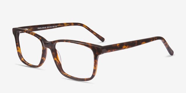 Prologue Tortoise AcetateEyeglass Frames from EyeBuyDirect, Angle View