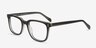 Kent Green AcetateEyeglass Frames from EyeBuyDirect, Angle View