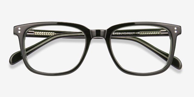 Kent Green AcetateEyeglass Frames from EyeBuyDirect, Closed View