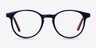 Lariat Navy AcetateEyeglass Frames from EyeBuyDirect, Front View