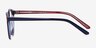Lariat Navy AcetateEyeglass Frames from EyeBuyDirect, Side View