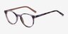 Lariat Striped AcetateEyeglass Frames from EyeBuyDirect, Angle View