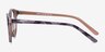 Lariat Striped AcetateEyeglass Frames from EyeBuyDirect, Side View