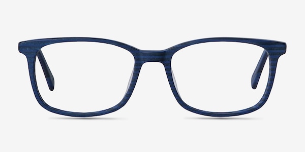Botanist Navy Striped Acétate Montures de lunettes de vue