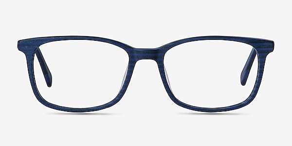 Botanist Navy Striped Acétate Montures de lunettes de vue